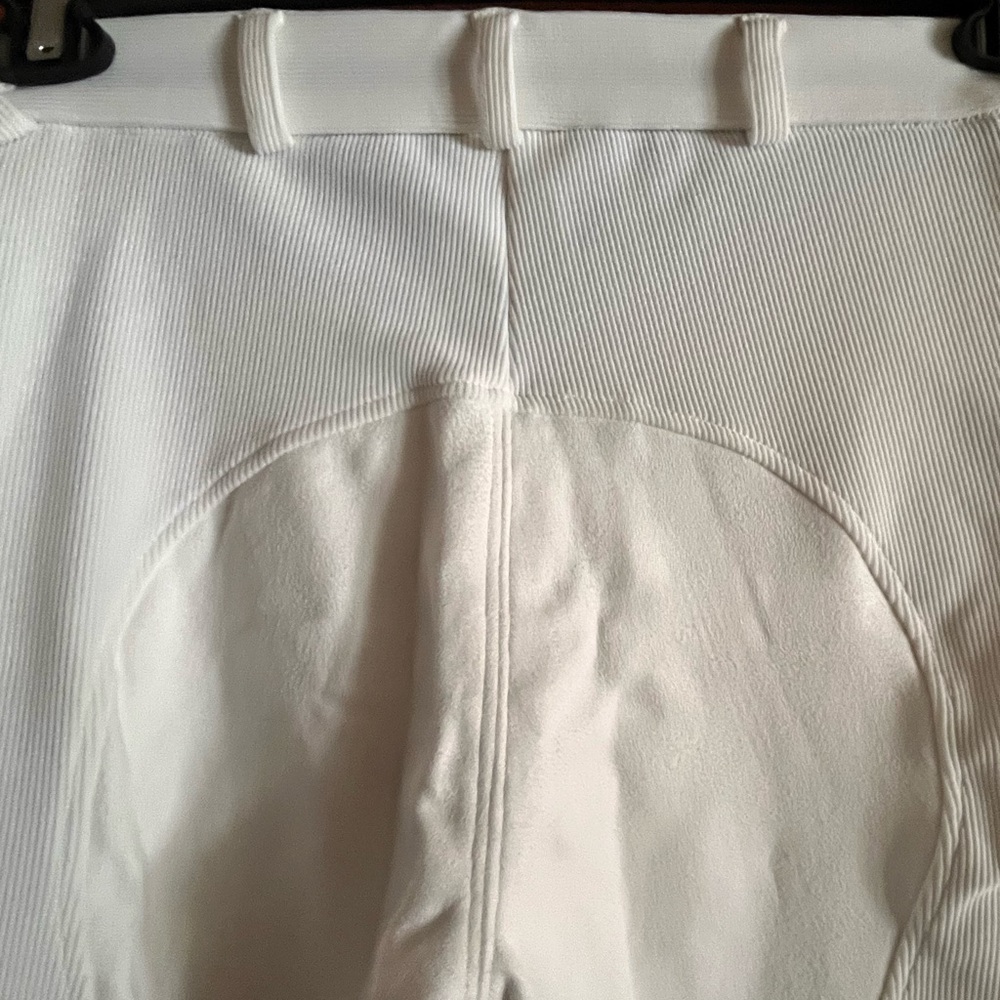 White FULL SEAT riding pants (BRAND NEW) - Picture 6 of 9